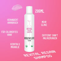 HEALTHY.LIFE VIENNA Revital Regain Farbshampoo 200ml mit Keratin & Magnolie