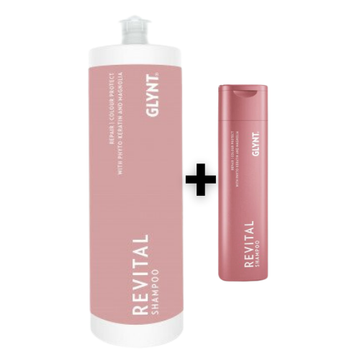 Glynt Set Revital Shampoo 1000ml + Revital Mask 200ml