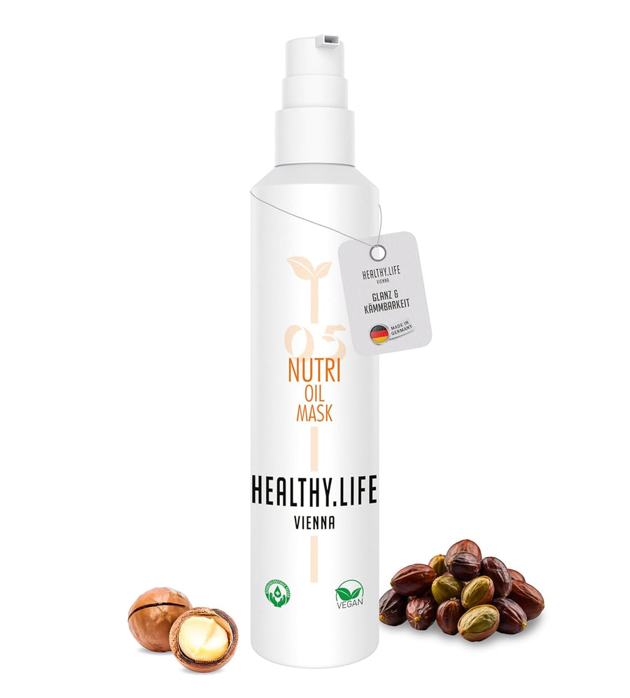 HEALTHY.LIFE VIENNA Nutri Oil Mask 200ml - Geschmeidigkeit für kräftiges und trockenes Haar