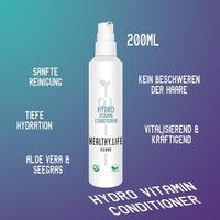 HEALTHY.LIFE VIENNA Hydro Vitamin Conditioner 200ml - Feuchtigkeits-Kick für jeden Haartyp