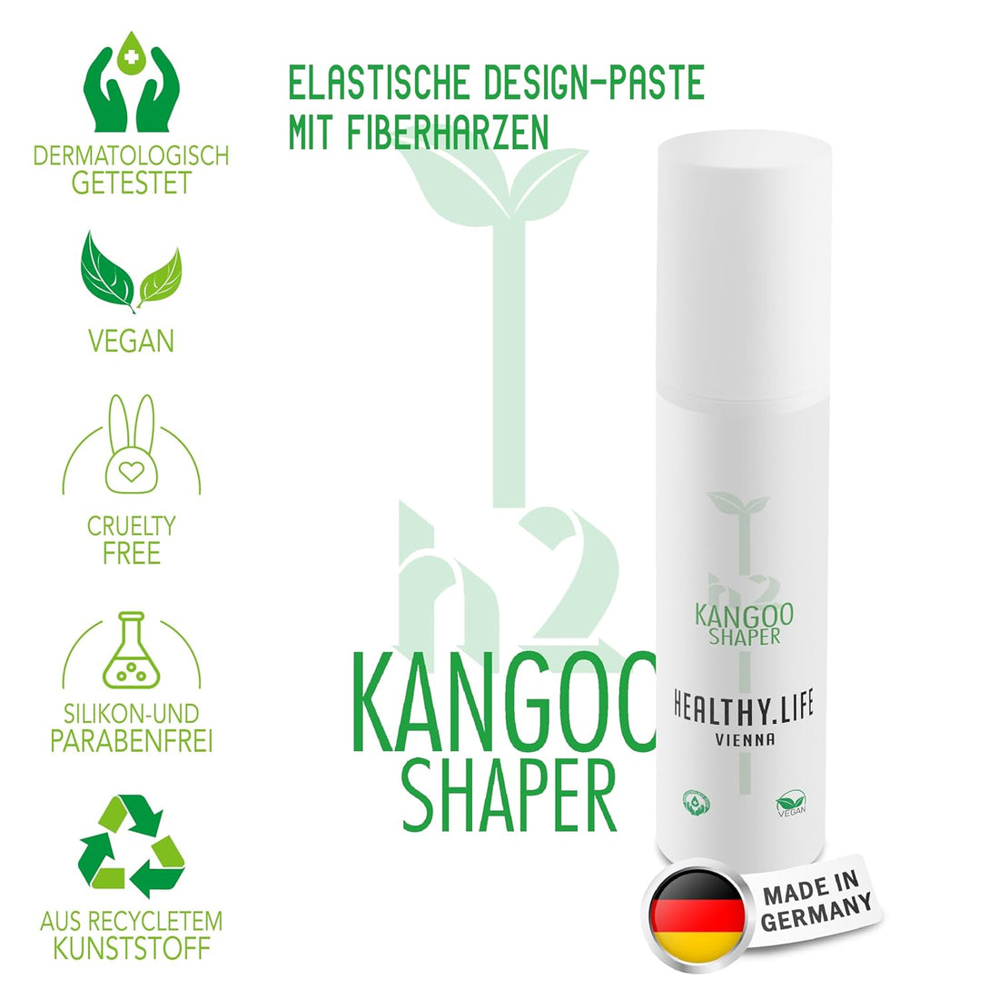 HEALTHY LIFE VIENNA Kangoo Shaper 100ml - Designpaste für variablen Halt und seidigen Glanz