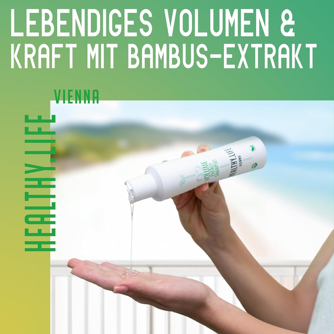 HEALTHY.LIFE VIENNA Volume Energy Shampoo 200ml mit Bambus & Vitamin B5