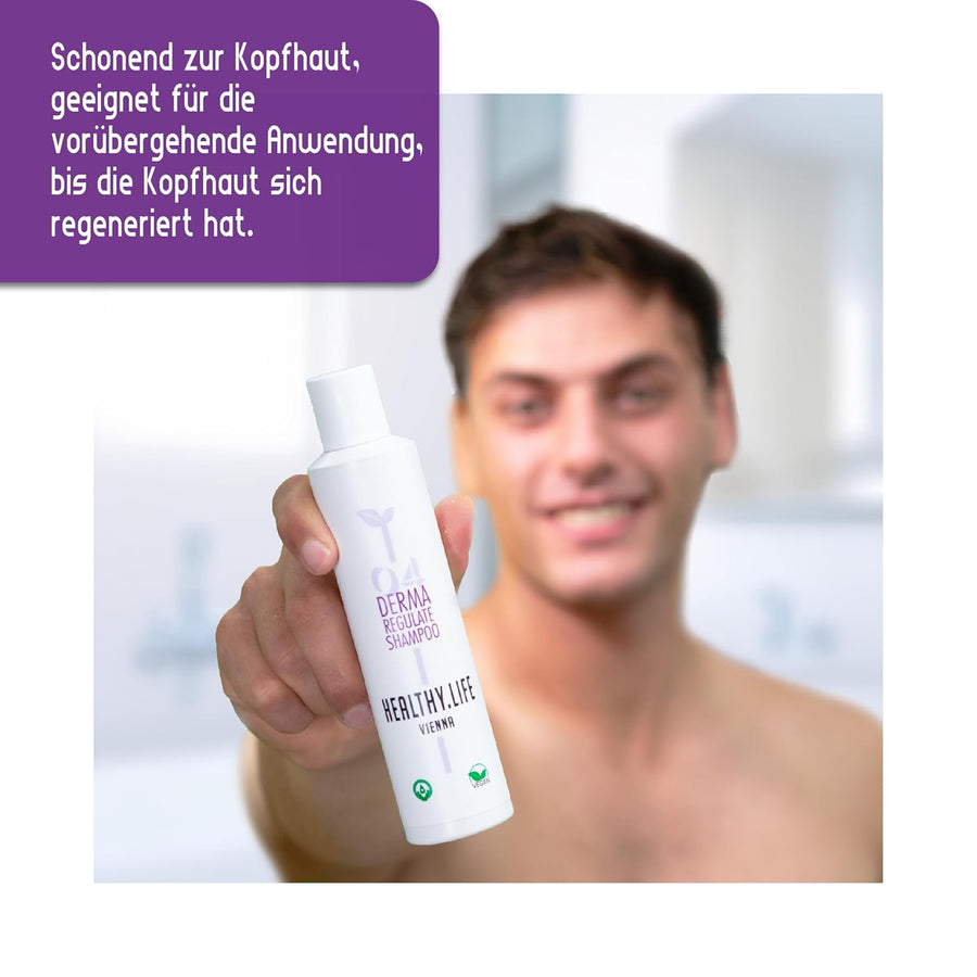 HEALTHY.LIFE VIENNA Derma Regulate Shampoo 200ml mit Zink & Salicylsäure - Anti Schuppenshampoo für juckende Kopfhaut