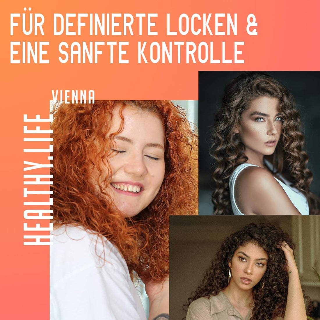 HEALTHY.LIFE VIENNA Caribbean Spray Wax 150ml - Sprühwachs für definierte Locken – leichter Halt