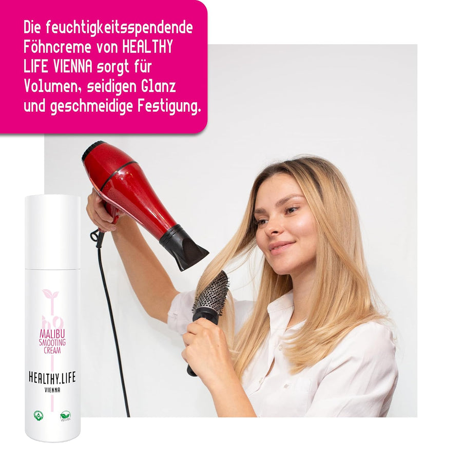 HEALTHY.LIFE VIENNA Malibu Smoothing Cream 100ml - Glättende Anti-Frizz-Creme mit Hitzeschutz-Effekt