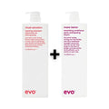 Evo Set Ritual Salvation Repairing Shampoo 1000ml + Mane Tamer Smoothing Conditioner 1000ml - HauptSacheShop