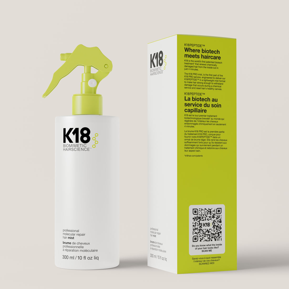K18 Leave-In Molecular Repair Mist 300ml