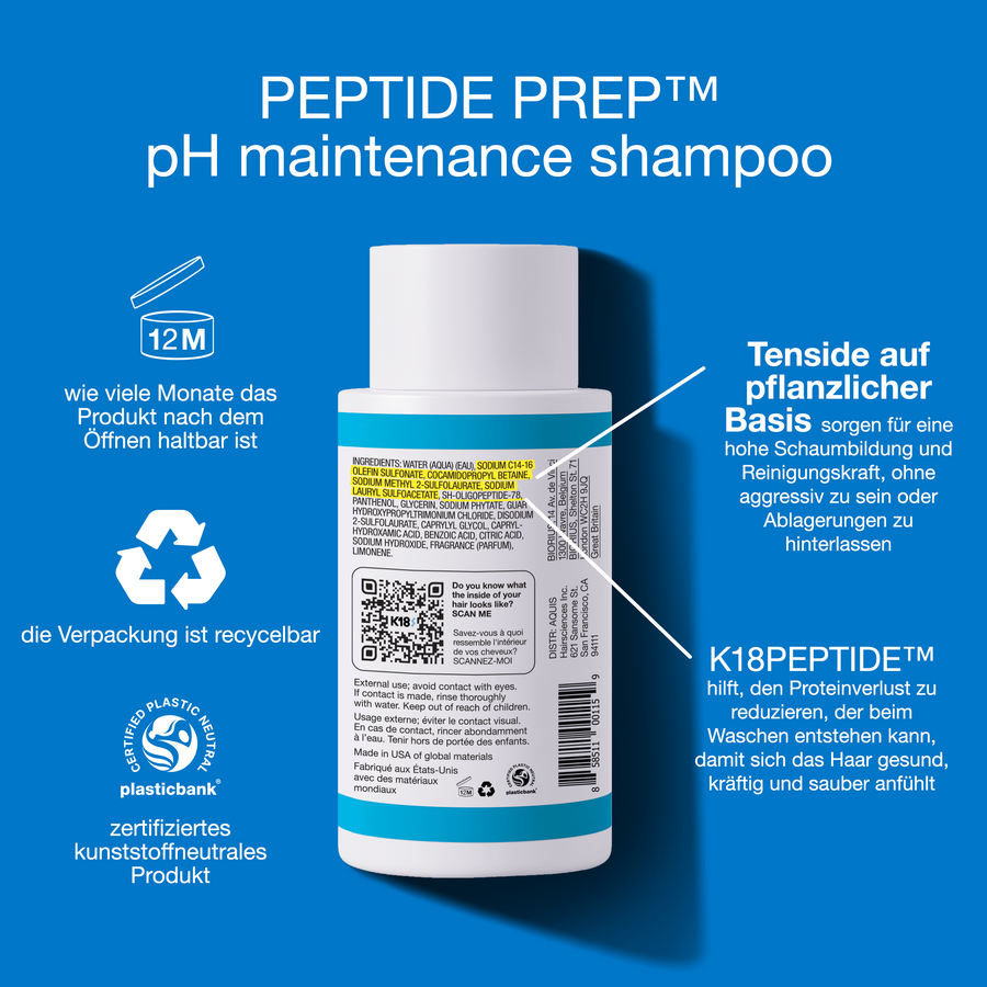 K18 Peptide Prep pHShampoo