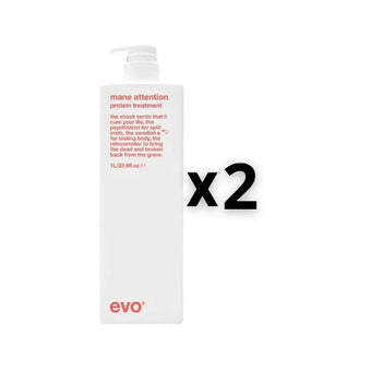 Evo Set 2x Mane Tamer Smoothing Shampoo 1000ml