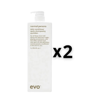 Evo Set 2x Normal Persons Daily Conditioner 1000ml