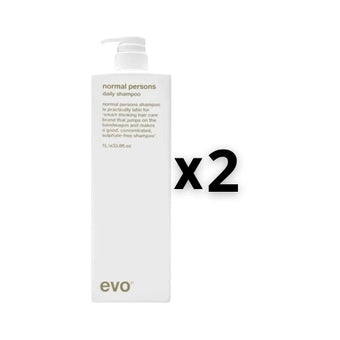 Evo Set 2x Normal Persons Daily Shampoo 1000ml