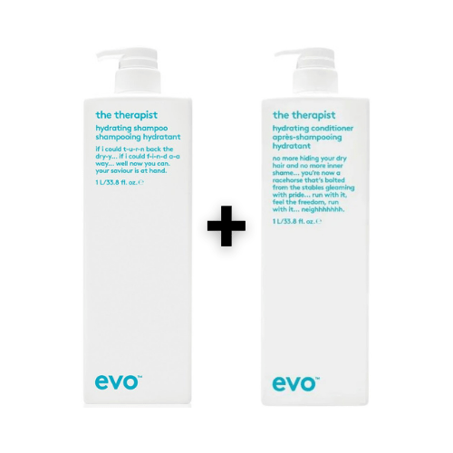 Evo Set 2x The Therapist Hydrating Conditioner 1000ml - HauptSacheShop