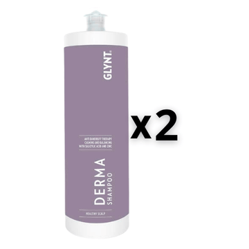Glynt Set 2x Derma Shampoo 1000ml - HauptSacheShop