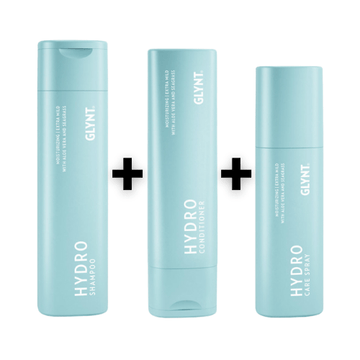 GLYNT Set Hydro Shampoo 250ml + Hydro Conditioner 200ml + Hydro Care Spray 150 ML - HauptSacheShop