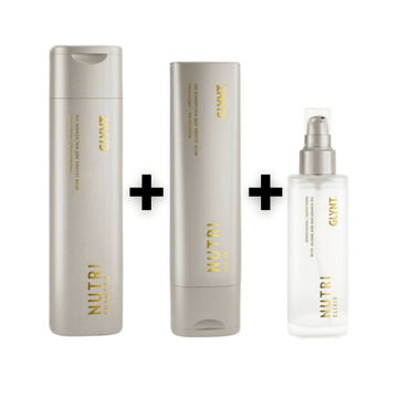 Glynt Set Nutri Shampoo 250ml + Nutri Mask 200ml + Nutri Elixir 100ml - HauptSacheShop