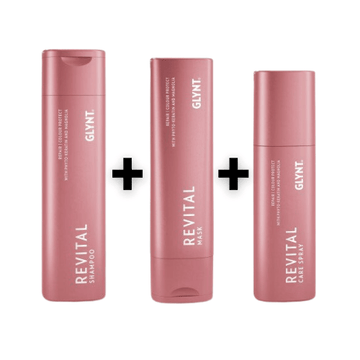 Glynt Set Revital Shampoo 250ml + Revital Mask 200ml + Revital Care Spray 150ml - HauptSacheShop