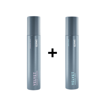 Glynt Set Velvet Mousse Strong 200ml + Velvet Mousse Soft 200ml - HauptSacheShop