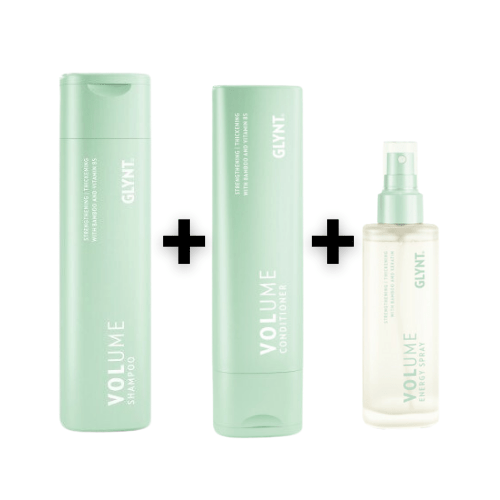 GLYNT Set Volume Shampoo 250ml + Volume Conditioner 200ml + Volume Energy Spray 100ml - HauptSacheShop