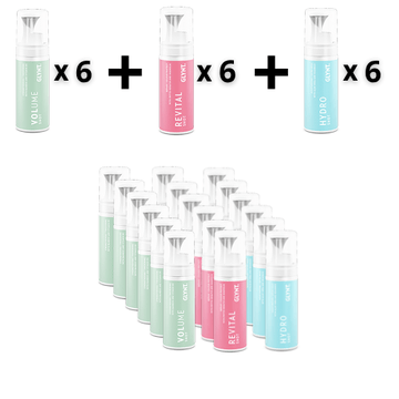 GLYNT Set x6 Volume Shot + x6 Revital Shot + x6 Hydro Shot 50ml - HauptSacheShop
