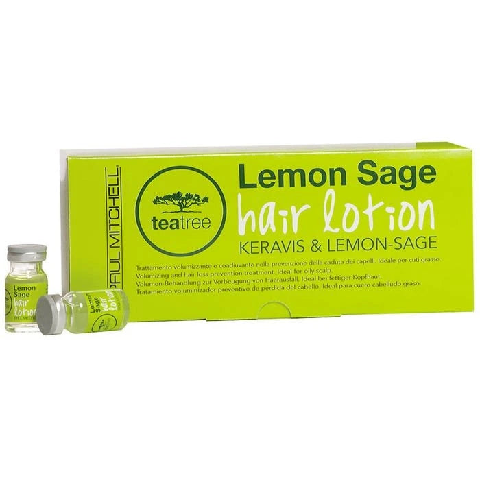 Paul Mitchell Tea Tree Hair Lotion Keravis & Lemon Sage 12x 6 ml - HauptSacheShop