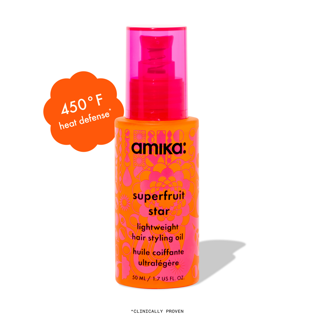 amika superfruit star lightweight hair styling oil – amika Haarpflege